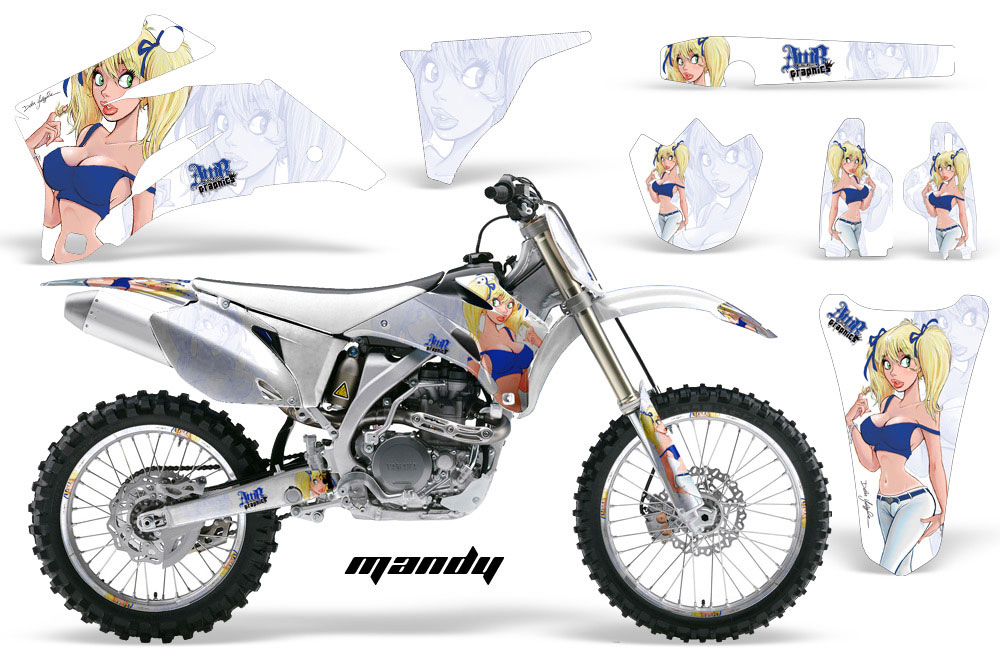 Yamaha YZ250F / YZ450F Dirt Bike Graphic Kit - 2006-2009 Mandy Blue