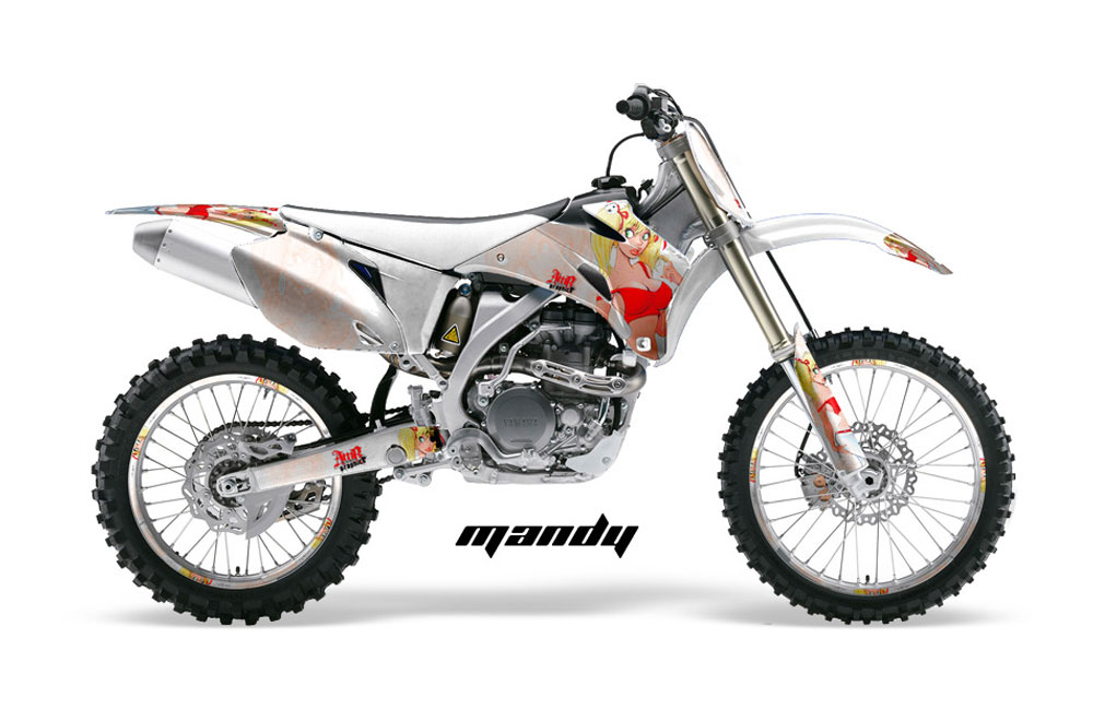 Yamaha YZ250F / YZ450F Dirt Bike Graphic Kit - 2006-2009 Mandy Red
