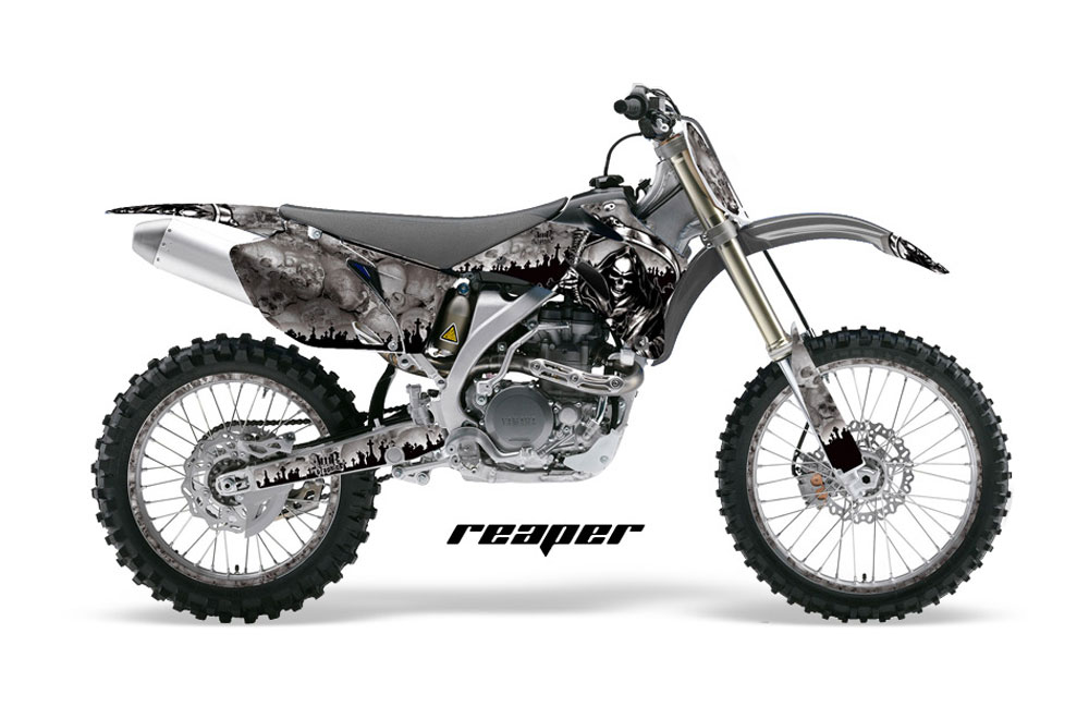 Yamaha YZ250F / YZ450F Dirt Bike Graphic Kit - 2006-2009 Reaper Silver