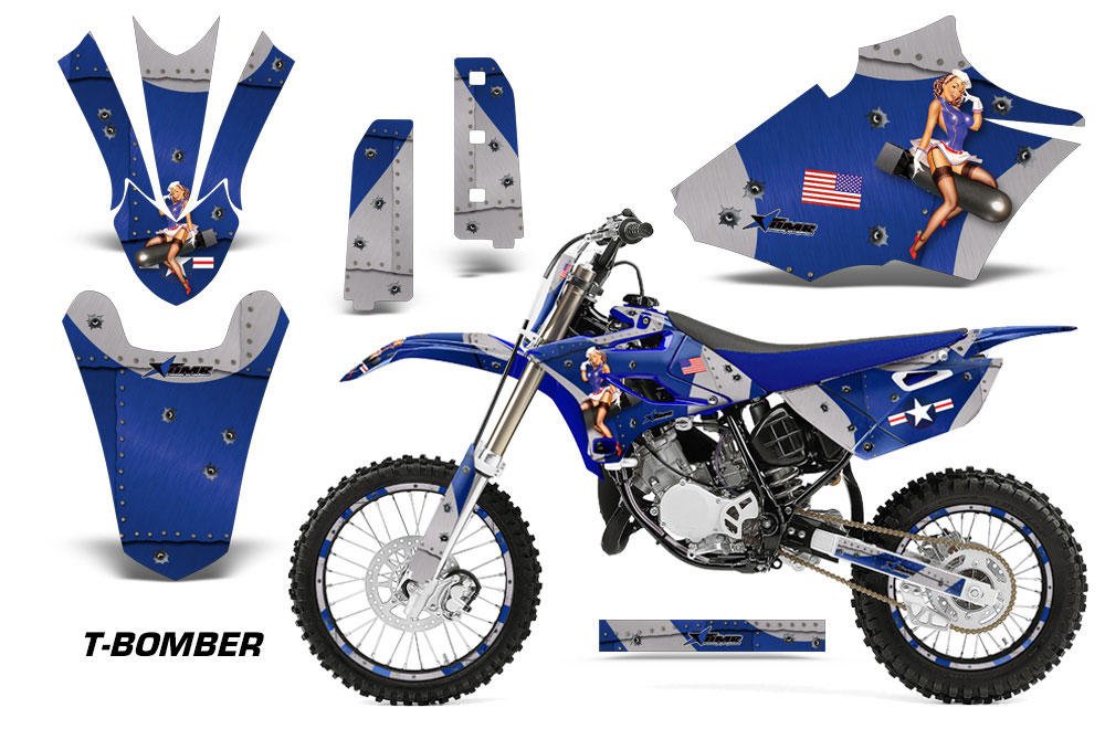Yamaha YZ85 Dirt Bike Graphic Kit - 2015-2018 T Bomber Blue
