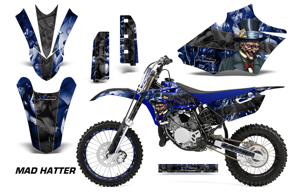 Yamaha YZ85 Dirt Bike Graphic Kit - 2015-2018 Mad Hatter Blue
