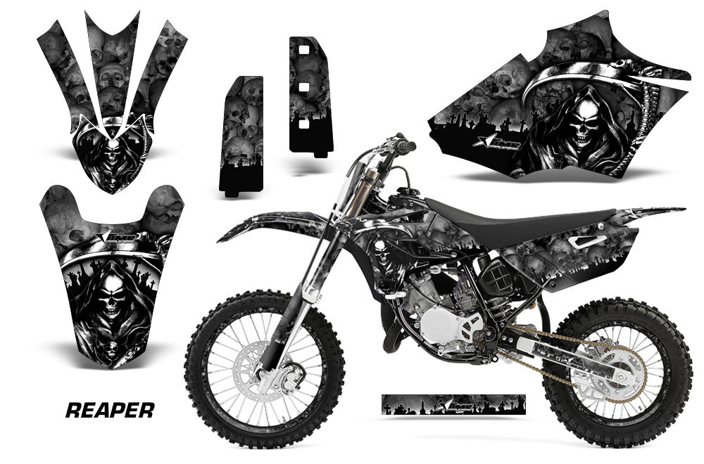 Yamaha YZ85 Dirt Bike Graphic Kit - 2015-2018 Reaper Black