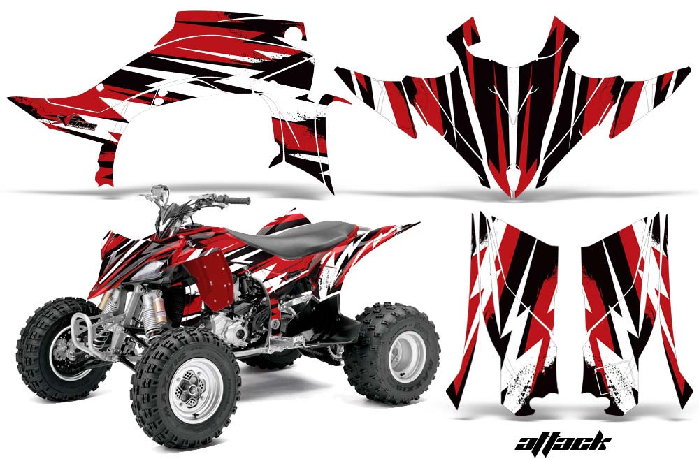 Yamaha YFZ 450R / SE ATV Graphic Kit - 2014-2019 Attack Red
