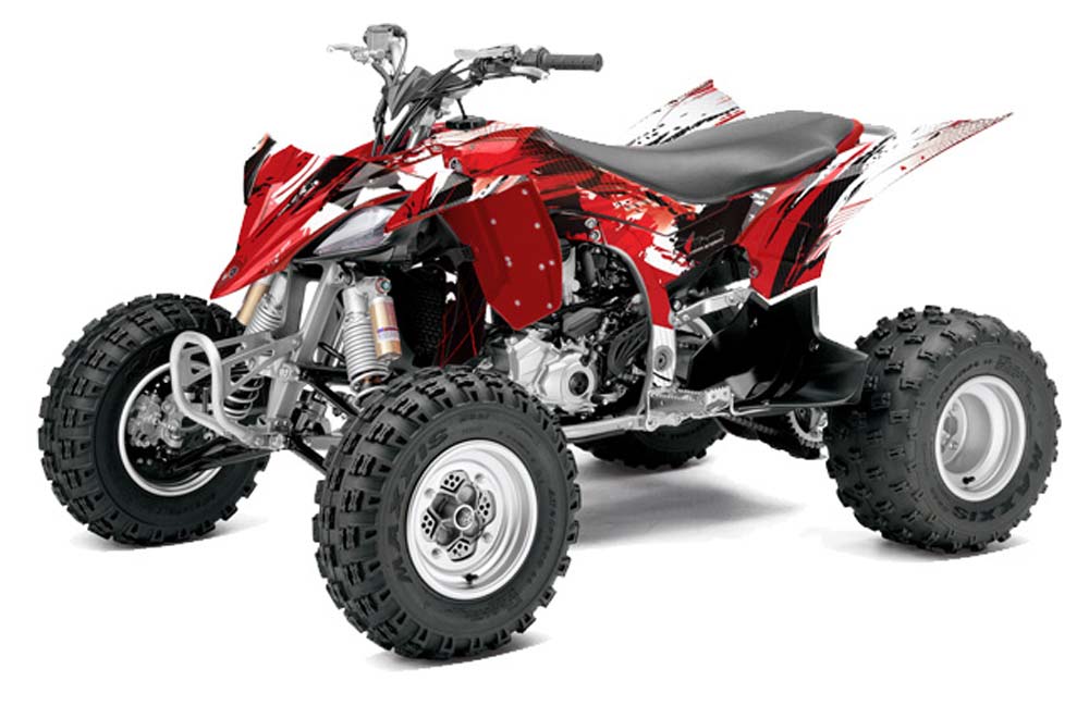 Yamaha YFZ 450R / SE ATV Graphic Kit - 2014-2019 Carbon X Red